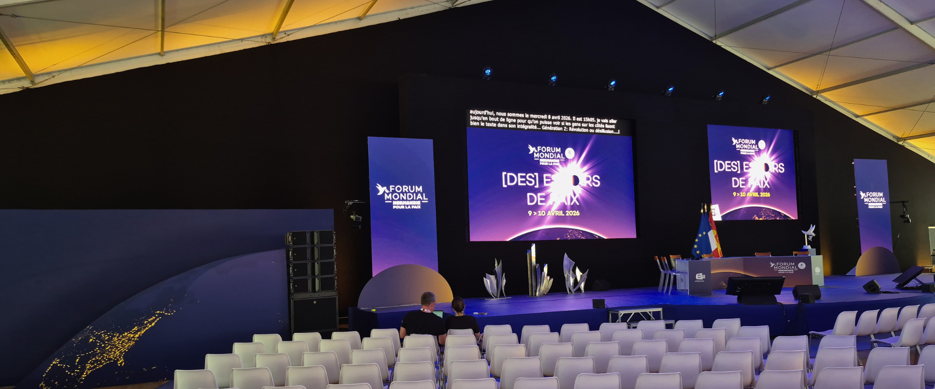 Alternative text - Forum mondial Normandie pour la Paix 2026